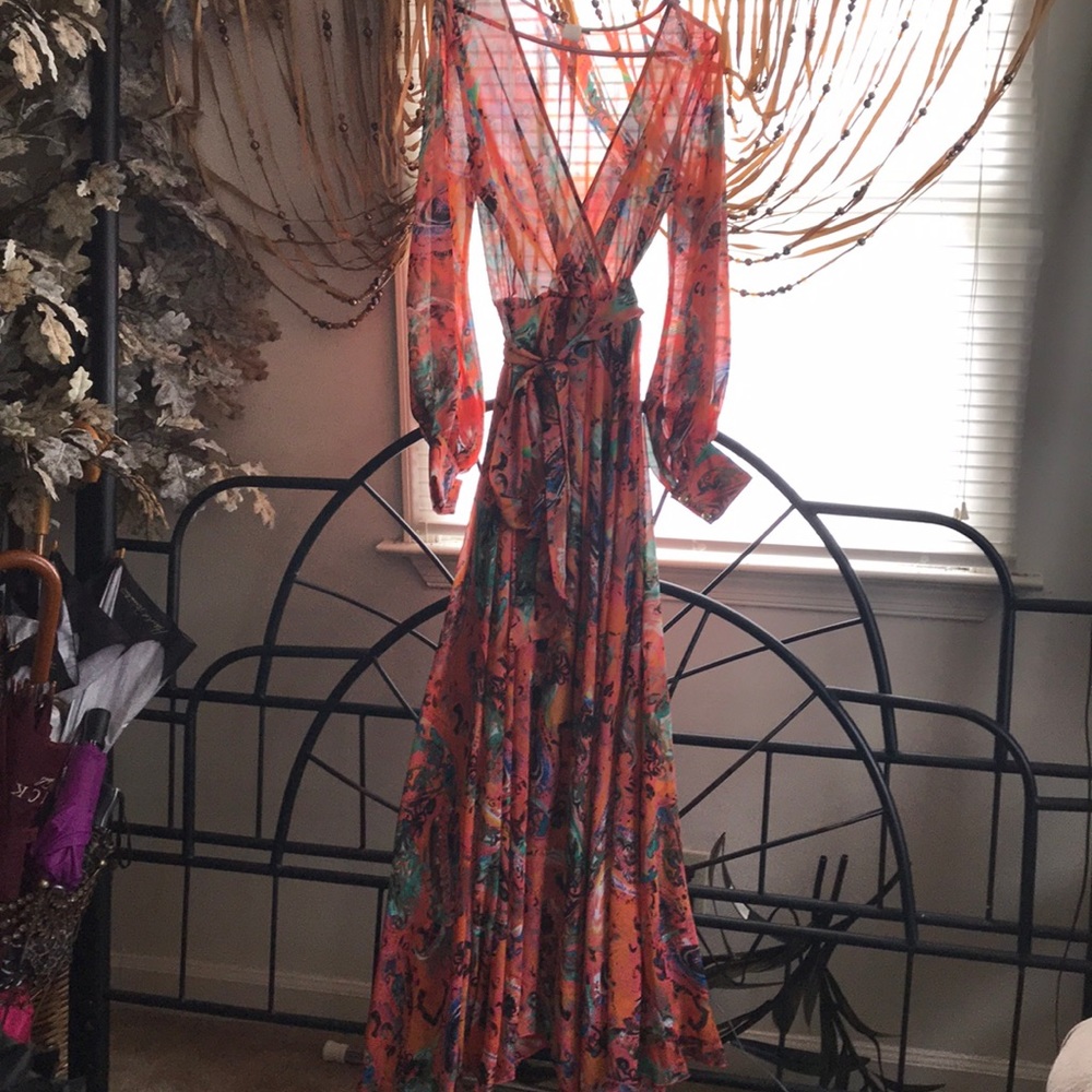 Peachy Pink Maxi Dress